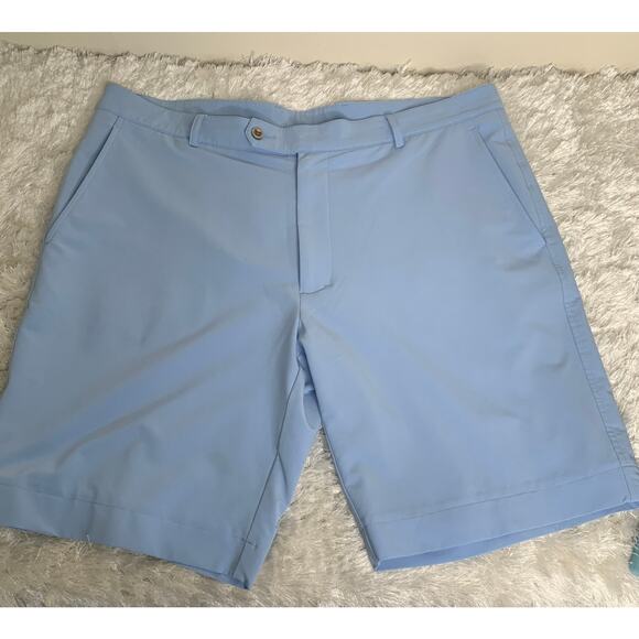 F&G Tech Light Blue Golf Shorts Sz 38 - Picture 1 of 9